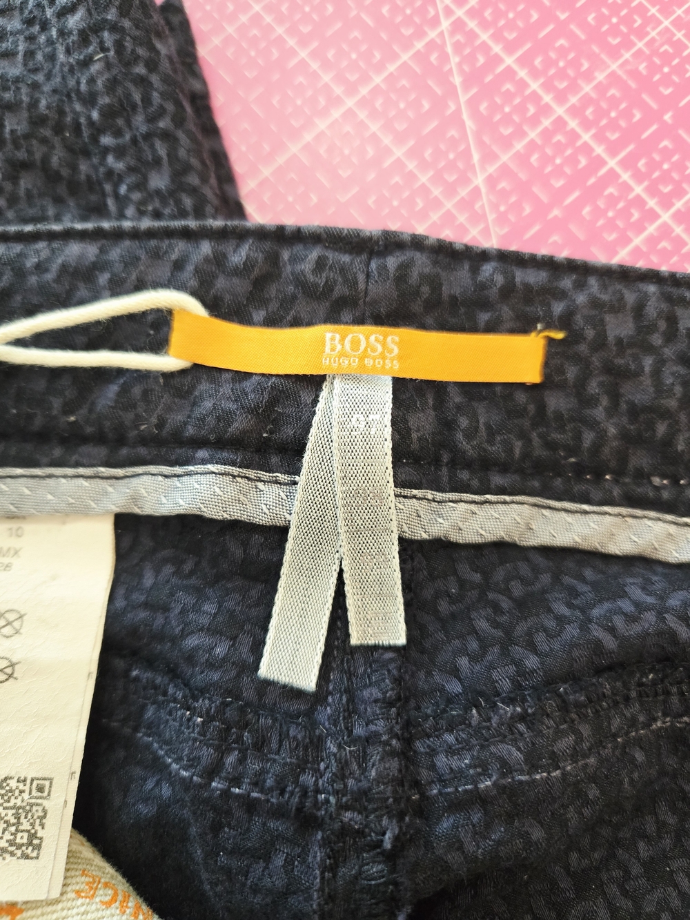 BOSS Textured Black Skinny Pants VINTAGE Size 6